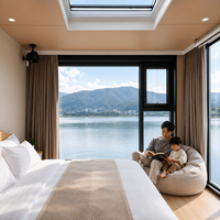 Mini-maison capsule préfabriquée intégrée pour hôtel - Design moderne pour immeuble de bureaux, appartement, villa, usage extérieur et parcs