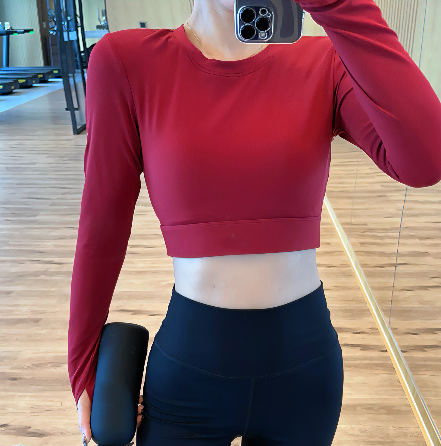 Winter Yoga Base Layers Workout Shirt Yoga Wear 1 Piece Seamless Gym Fitness Clothing Sportswear Women Yoga Long Sleeves Tops