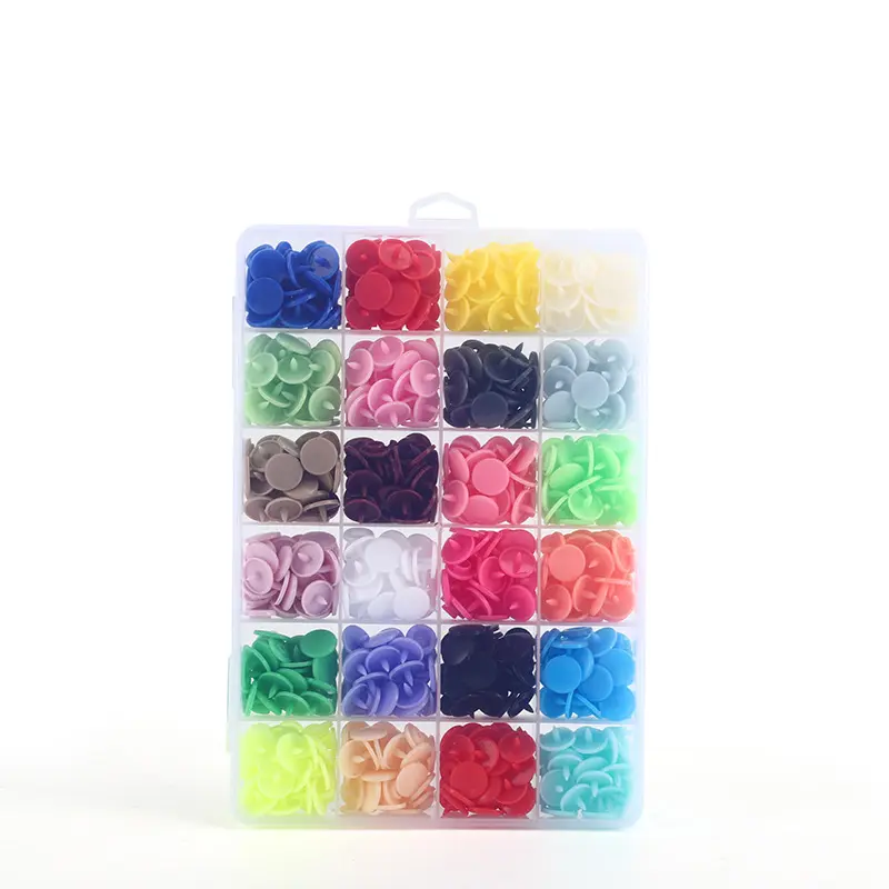 Multicolour Snap Button Kit Plastic Snap Set Clothing Snap Fastener Tool