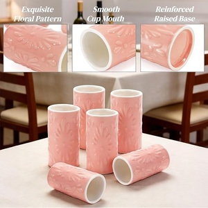 Vasos de Vino de Cerámica Hechos a Mano, Diseño Clásico, para Tequila <span class=keywords><strong>Caballito</strong></span>, Portátiles, Aptos para Microondas y Lavavajillas, Antiderrames - Product Image 6