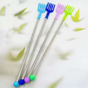 Rascador de espalda de acero con mango de bola redonda, divertido para personas mayores, tienda de un yuan, venta al por mayor de artículos de primera necesidad para puestos callejeros - Product Image 3