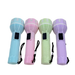 Mini Size Super Bright Eco-Friendly LED Flashlight Multi-Color Inventory Item for Camping Emergency Lighting Torch Light