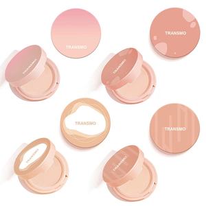 Estuche de Plástico Negro para Polvo Compacto con Espejo, Envase Vacío para Barra de Colorete - Product Image 2