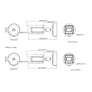 กล้อง IP IDS-2CD7A46G0/P-IZHSY เลนส์ 8-32 มม. 4MP ANPR LPR (รุ่นไม่มีโลโก้) - Product Image 4