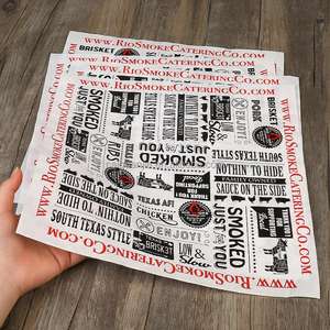 Factory Direct Food Grade Coated <b>Eco</b>-<b>friendly</b> Greaseproof <b>Wrapping</b> <b>Paper</b> Cake Bread Customizable Color Logo 50x70cm Virgin - Product Image 2