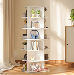 Moderno Exhibidor Giratorio de 360 Grados para Bolsos, Torre de Almacenamiento Giratoria, <span class=keywords><strong>Zapatero</strong></span> Giratorio para Muebles del Hogar OY-XZX9 - Product Image 2