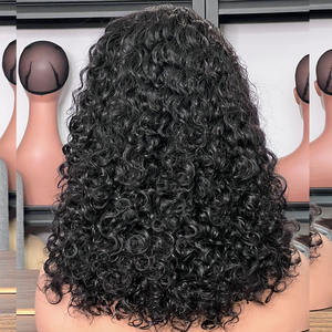 HQ Mixed Proc Discount <b>Wig</b> Real Hair Human Hair Water <b>Wigs</b> Front Lace Real Human Curling Iron Set Full Real Human Hair - Product Image 3