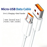 Câble de données Micro USB 6A, câble de charge rapide USB pour téléphone, câble de charge en gros OEM, chargeur universel Android 1M 1.5M 2M