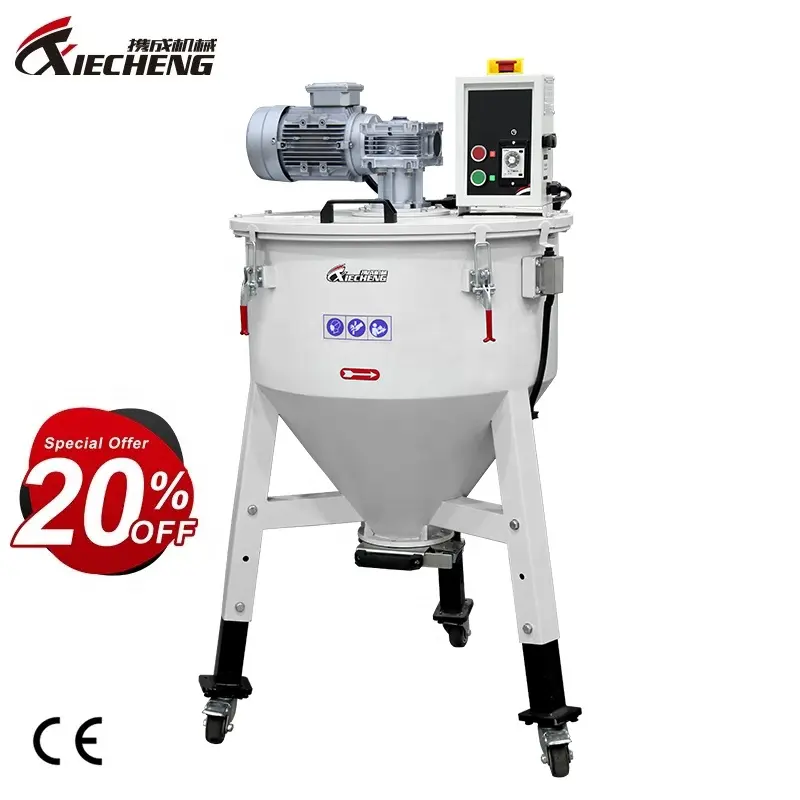 Xiecheng Plástico Matéria-prima Máquina De Mistura Vertical Parafuso Misturador Euro-Mistura Tanque De Armazenamento De Plástico Cor Mixer