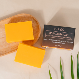 2023 Venta al por mayor en stock Kojic San mejor jabón popular blanqueador tratamiento del acné jabón para aclarar la piel - Product Image 6