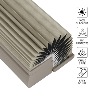 SAMADHI Custom Cellular Shades Blackout Honeycomb <b>Window</b> Blinds <b>Thermal</b> Insulated Cordless Shades for Bedroom Home - Product Image 2