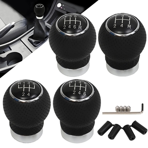 Pomo de Palanca de Cambios Universal de 5/6 Velocidades, de Cuero PU, para Coche Manual, Repuesto de Palanca de Cambios, Pomo de Cambio Modificado - Product Image 1