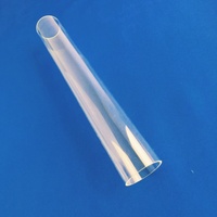 Tube en verre de quartz pour four de diffusion, tube transparent en silice fondue de haute pureté, diamètre extérieur personnalisé, pour processus de plaquettes semi-conductrices