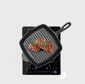 Plaque de <span class=keywords><strong>poêle</strong></span> carrée en fonte <span class=keywords><strong>pour</strong></span> Steak et <span class=keywords><strong>viande</strong></span> avec poignée - Product Image 5