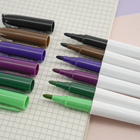 Stylos marqueurs pour tableau blanc à encre multicolores personnalisés avec écriture lisse et effaçable, impression UV