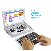 CrowPi2 - Ordinateur portable Raspberry Pi tout-en-un et plateforme d'apprentissage STEM, certification FCC/CE