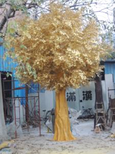 Большие искусственные деревья: Золотой баньян для отелей, новогодние искусственные растения - Product Image 6