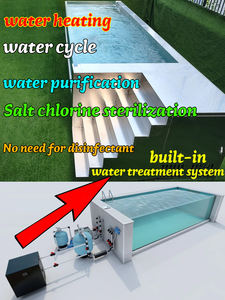 Eindeloze Roestvrijstalen Zwembad Stalen Spa Rechthoekig Zwembad Duidelijke Zijkanten Zwembad - Product Image 5