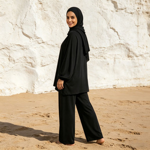 Women Burkini Muslim Swimwear 3 Piece Long Sleeve Modest Islamic Swimsuit Beach Wear OEM ODM Custom Design - Product Image 4