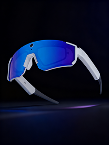 Lunettes <span class=keywords><strong>de</strong></span> cyclisme <span class=keywords><strong>de</strong></span> haute qualité avec monture TR90, caméra 8MP, verres électrochromiques à changement <span class=keywords><strong>de</strong></span> couleur, étanches IP67, double haut-parleurs. - Product Image 6