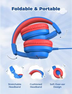 Casque audio pour enfants IClever, très vendu, pour l'école, avec super réduction de bruit - Product Image 5