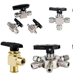<span class=keywords><strong>Vannes</strong></span> à boisseau sphérique manuelles monobloc 2 voies 3 000 Psig pour instrumentation, montables sur panneau - Product Image 1