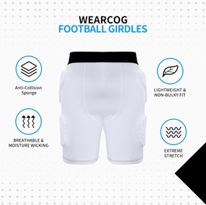 <span class=keywords><strong>Protezione</strong></span> per Fianchi e Cosce da Calcio per Uomo con 5 Imbottiture in EVA, <span class=keywords><strong>Protezione</strong></span> del Coccige, Compressione e Assorbimento dell'Umidità - Vendita all'Ingrosso - Product Image 3