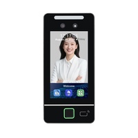 Cerradura Inteligente para Oficina con Reconocimiento Facial Dinámico de 5 Pulgadas, Huella Dactilar, Contraseña, Pantalla LCD Resistente a la Lluvia para Exteriores, Alimentada por Batería, Acceso Personalizable