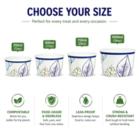 Usine XIELI en Indonésie, bols à salade en papier biodégradable jetables et compostables, écologiques, pour les fournitures de fête, usage quotidien