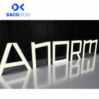 Enseigne LED professionnelle DakeSign pour animalerie, lettres commerciales 3D personnalisées, enseignes publicitaires en acrylique à double usage, IPX6