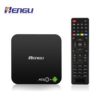 Vente en gros Android OTT + ATSC Combo TV Box avec lecteur de flux multimédia Quad Core Android 11 Smart TV Box