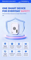 Application de suivi GPS pour enfants et bébés, étanche, avec télécommande, compatible Android/iOS, 4G LTE, WiFi, AGPS, LBS, bouton SOS, navigation GPS en temps réel