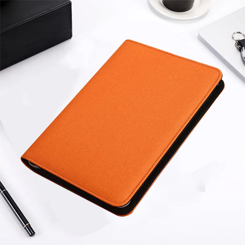 Various colors are available Inside Compendium Leather Styled Portfolio File Folder with Calculator