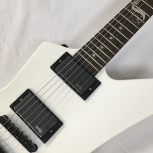 <span class=keywords><strong>Guitarra</strong></span> Eléctrica <span class=keywords><strong>ESP</strong></span> Snakebyte, Caoba y Palisandro con Incrustaciones de Puntos, 22 Trastes, Fondo de Arce Blanco Brillante, Pastillas HH, 6 Cuerdas, 4/4, Estuche de Espuma, Envío Rápido - Product Image 2