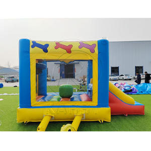 Castillo Inflable con Diseño de Cachorro de Dibujos Animados, Casa de Brinco y Tobogán Combinados, Castillo Inflable Comercial - Product Image 5