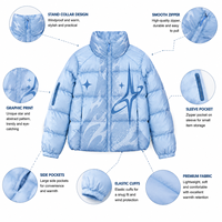 Vestes matelassées pour hommes avec logo personnalisé, vente en gros, streetwear d'hiver surdimensionné, vestes matelassées de luxe, fabricant de haute qualité