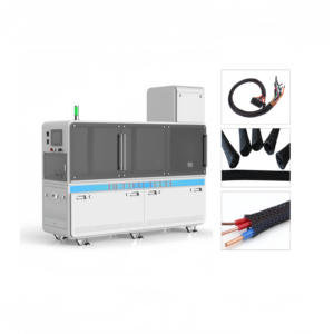 Machine à enfiler les gaines tressées pour câbles haute vitesse, équipement d'insertion de tubes en maille de nylon pour le câblage - Product Image 4