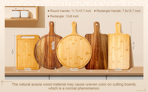 USA spedizione gratuita taglieri in <span class=keywords><strong>legno</strong></span> di Acacia Logo personalizzato taglieri di bambù per cucina durevole tavola da intaglio in <span class=keywords><strong>legno</strong></span> di Acacia - Product Image 3