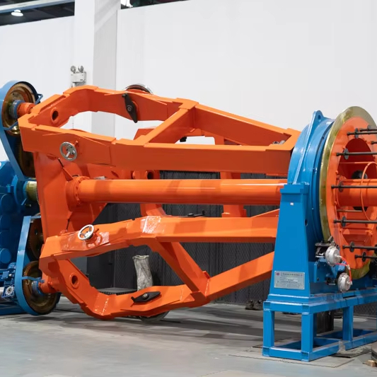 JIACHENG Automatic Tying Cradle Type Wire Cable Winding Manufacturing Making Stranding Bunching Machine