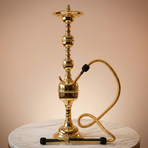 Chicha de luxe Boury en laiton avec miroir et 2 niveaux de filtration, ensemble complet - Product Image 5