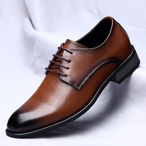Nouvelles chaussures décontractées italiennes pour hommes, chaussures habillées formelles, chaussures en cuir de luxe pour hommes, chaussures derby - Product Image 1