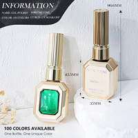 Vendeeni Four Seasons Radiance 100 couleurs Perles de verre haute intensité de couleur Paillettes fines Ultra-brillantes Gel UV effet œil de chat Usage professionnel en salon