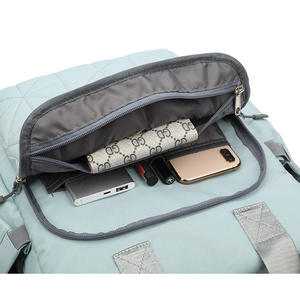 Sac à dos imperméable pour soins de mère et bébé, sac à dos de maman personnalisé à pois CN;FUJ 2022 nouvelle mode pour les voyages en plein air - Product Image 5