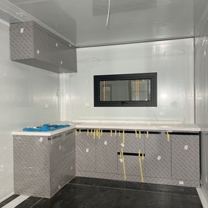 Maison conteneur contemporaine modulaire de luxe en acier préfabriquée de 20 pieds extensible 2 chambres à coucher grand-mère plate pour appartements hôtels - Product Image 4