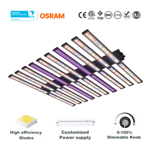 Lámpara LED de Cultivo de 860W de Espectro Completo, Comercial, Regulable, con Conexión en Cadena, para Invernadero, para Tomate, Pepino, Pimiento, Ciclo de Floración - Product Image 6