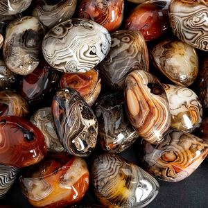 Piedras de Palma Naturales al por Mayor, Cristales de Sardónix, Cornalina, Ágata en Forma Libre para Decoración, Meditación y Amor - Product Image 6