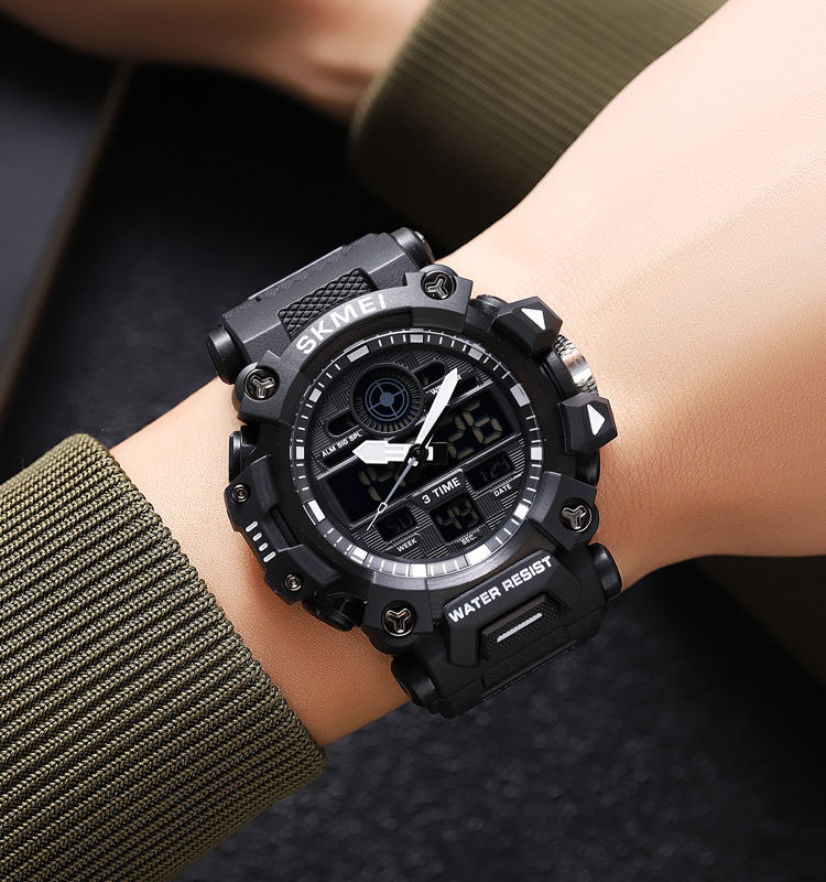 Orologio Digitale Analogico Orologio Militare Uomo MEGALITH