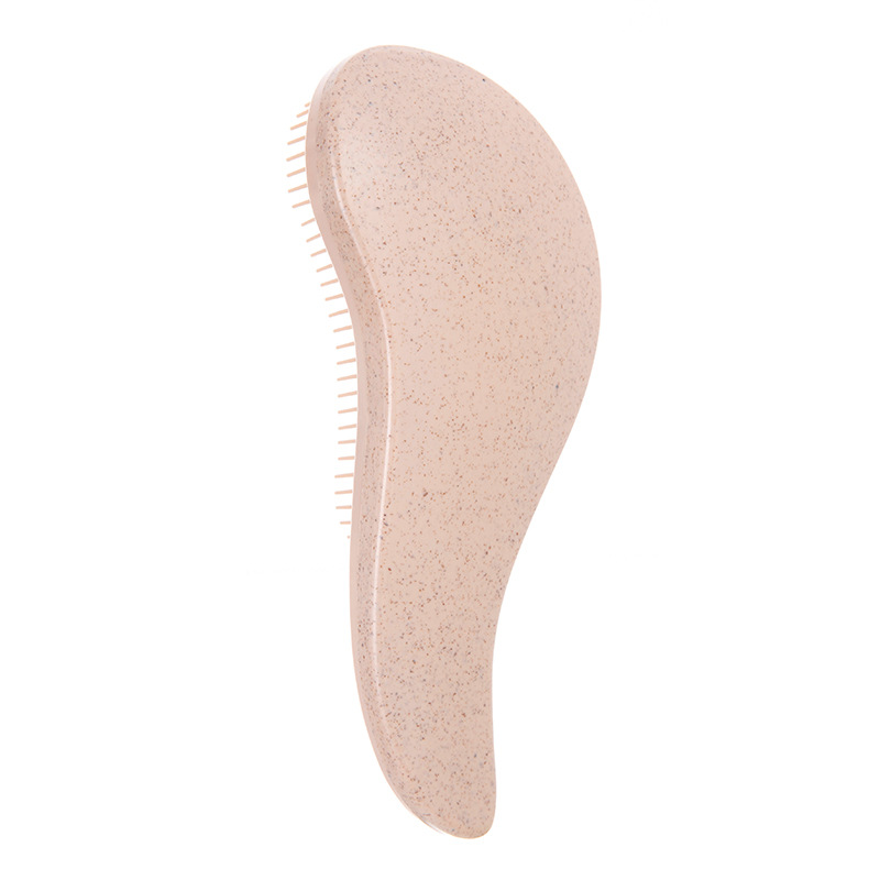 Peigne TT en paille de blé, rouge orangé