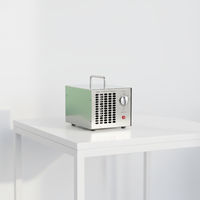Tragbarer Ozon-Luftreiniger aus Edelstahl, Abnehmbarer 10G Ozon-Generator mit 3-Stunden-Timer, Kommerzieller Ozon-Erzeuger für Zuhause