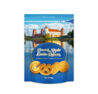 Biscuits au beurre à la danoise traditionnelle, vente en gros, OEM/ODM, marque privée, personnalisés, saveur crème et œuf, emballage en boîte